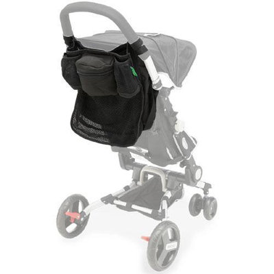 QuickSmart B09621USA Easy Fold Stroller Caddy - Black