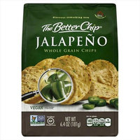 The Better Chip 6.4 oz. Jalapenos Whole Grain Chip - Case Of 12