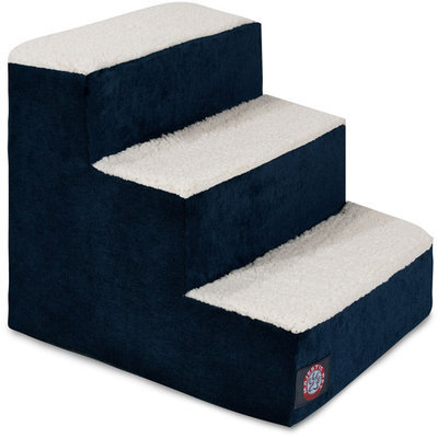 Majestic Pet Products, Inc. Villa 3 Step Pet Stair Color: Navy