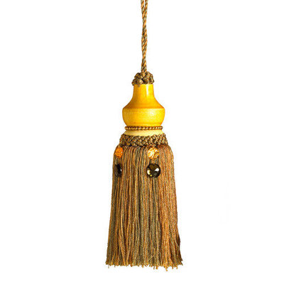 Saro Beaded Accents Rayon Tassel (Set of 4)