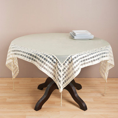 Saro Sheer Table Topper Size: 40