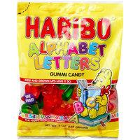Haribo Alphabet Letters Gummi Candy, 5 oz, 6 count, (Pack of 6)