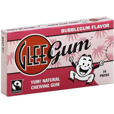 Glee Gum Bubblegum, 16 count, (Pack of 6)
