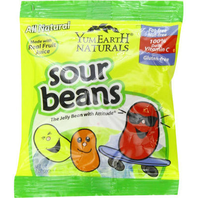 YumEarth Naturals Sour Jelly Beans, .7 oz, (Pack of 3)