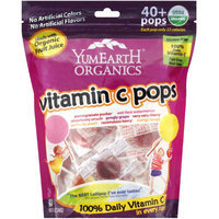 YumEarth Organics Vitamin C Pops Candy, 8.5 oz, (Pack of 3)