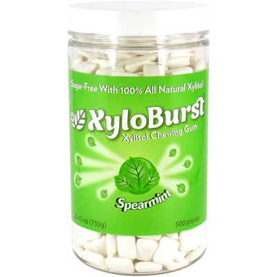 XyloBurst Spearmint Xylitol Chewing Gum, 500 count, 26.45 oz
