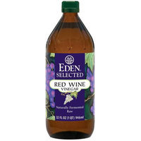 Eden Selected Red Wine Vinegar, 32 fl oz, (Pack of 4)
