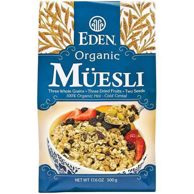 Eden Organic Muesli Cereal, 17.6 oz, (Pack of 3)