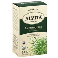 Alvita Organic Lemongrass Herbal Supplement Tea, 24 count, 1.69 oz, (Pack of 3)