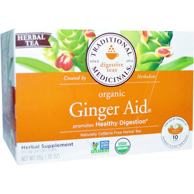 Traditional Medicinals Organic Ginger Aid Tea K-Cups, 10 count, (Pack of 3)
