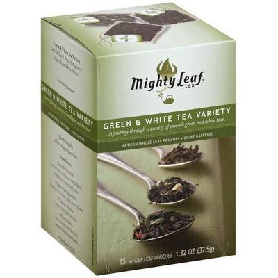 Mighty Leaf Tea Green Tea Tropical Artisan Whole Leaf Pouches, 15 count, 1.32 oz, (Pack of 3)