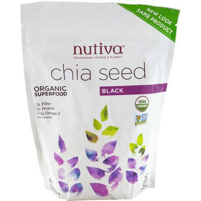 Nutiva Ground Chia Seed Organic Superfood, 12 oz