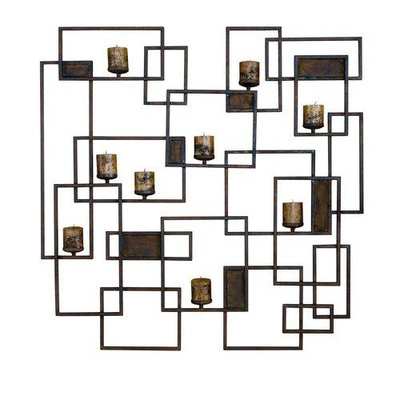 Uttermost 20850 Siam- Candle Light Wall Sculpture - Metal