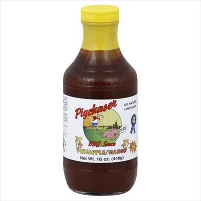 Pigchaser Bbq Sauce Pineapple-Mango 16 Oz Pack Of 6