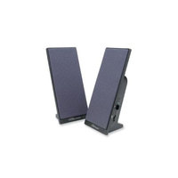 Compucessory Flat Panel Full Range Speakers, Black