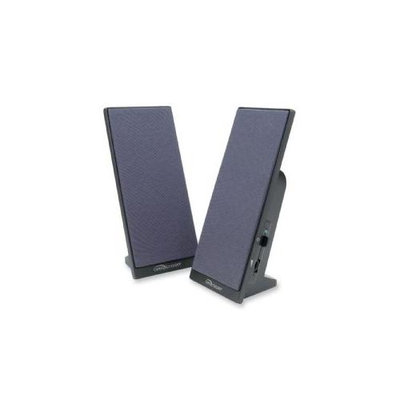 Compucessory Flat Panel Full Range Speakers, Black