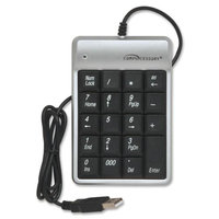 Compucessory Standard Keyboards 34222 Keypad, 2 USB Ports, Plug/Play
