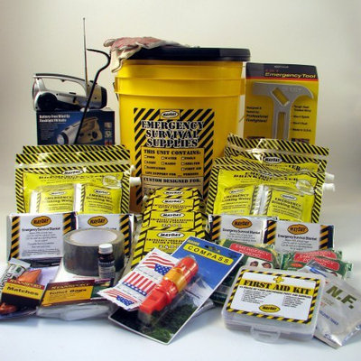 Mayday Industries Inc MAYDAY KEX4P 4 Person Deluxe Emergency Honey Bucket Kit