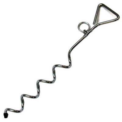 Iconic Pet 91835 8mm X 18 in. Dog Spring Tie Out Stake