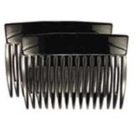 Camila Paris MP877-2 3 In. Black Hair Combs 4 Pack of 4