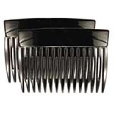 Camila Paris MP877-2 3 In. Black Hair Combs 4 Pack of 4