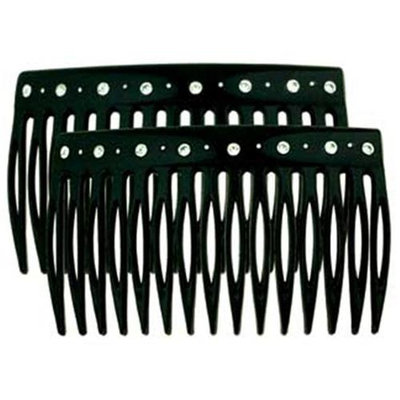 Camila Paris CP1448-2 2.75 In. Black Hair Combs Pack Of 4