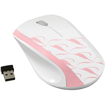Filemate Imagine Series Wireless Mouse - Light Pink Angel Tulip