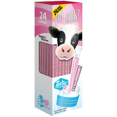 Magic Straws 4104-23289 Strawberry Magic Straws - 24 ct Box