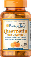 Puritan's Pride 2 Units of Quercetin Plus Vitamin C 250 mg/700 mg-100-Capsules