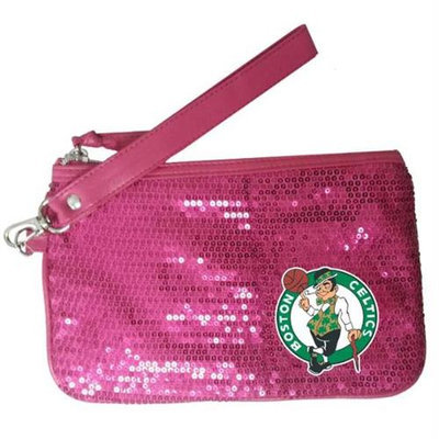 Concept 101 Concept 1 CNO-NBCE5452 Boston Celtics NBA Stat Pink Girls Wrislet - 5 1-2 x 8 1-2 inches