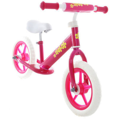 Vilano Balance Running Bike No Pedal Push Bicycle for Girls or Boys Pink