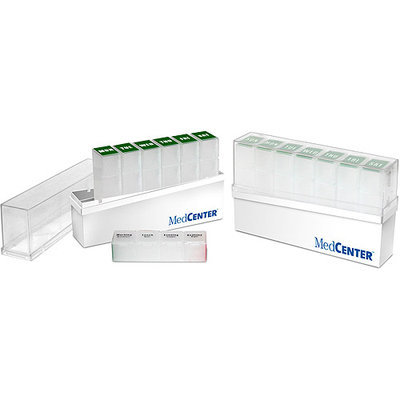 Medcenter Weekly Medication Organizer And Travel Pack