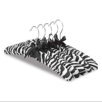 Whitmor Zebra Satin Padded Hangers (Set of 20)
