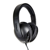 SYBA Multimedia Oblanc Cobra Black Subwoofer Headphone W/In-line Microphone