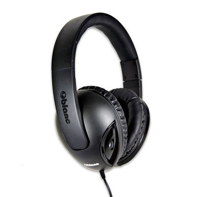 SYBA Multimedia Oblanc Cobra Black Subwoofer Headphone W/In-line Microphone