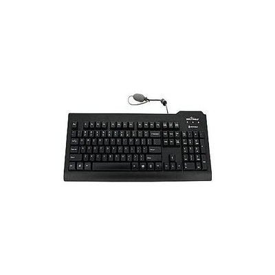 Seal Shield SSKSV207 Silver Seal Medical Grade Keyboard W/ Quick Connect - Dishwasher Safe & Antimicr