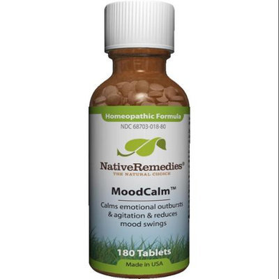 Native Remedies - MoodCalm Homeopathic Formula - 180 Tablets