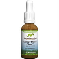 Native Remedies Kidney Stone Clear 2oz Liquid Homeopathic KSC001