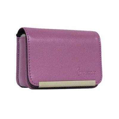 Impecca DCS86 Compact Leather Digital Camera Case - Purple