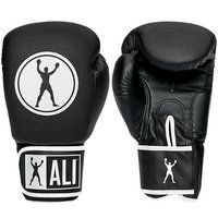 Ali Synthetic Leather Boxing Gloves - 10 oz. - Black