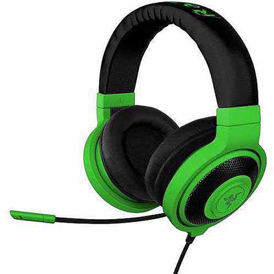 Razer Usa Razer Kraken Pro - Analog Gaming Headset - Stereo - Neon Green - Mini-phone - Wired - 32 Ohm - 20 Hz - 20 Khz - Over-the-head - Binaural - Circumaural - 4.27 Ft Cable - (rz04-00870900-r3m1)