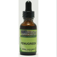 Fenugreek No Chinese Ingredients American Supplements 1 oz Liquid
