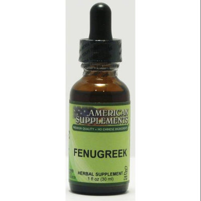 Fenugreek No Chinese Ingredients American Supplements 1 oz Liquid