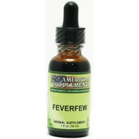 Feverfew No Chinese Ingredients American Supplements 1 oz Liquid