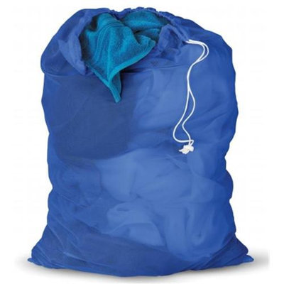 Honey Can Do LBG-01161 Mesh Laundry Bag, Blue