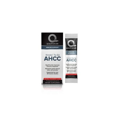 Kinoko To-Go AHCC Quality of Life Labs 7 Stick Packs Box