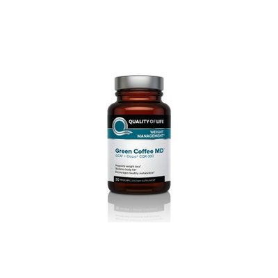 Green Coffee MD (GCA Plus Cissus CQR-300), 30 Vegicaps, Quality of Life Labs