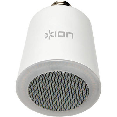 Ion Audio - Sound Shine Portable Bluetooth Light Bulb Speaker - White