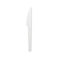 Stalk Market Jaya Compostable Cutlery, 6 Length, Knife, Pearl, 500/Carton