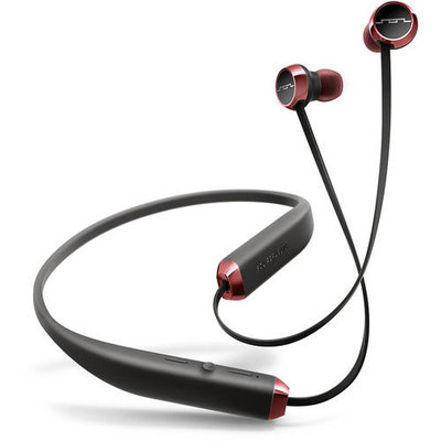 Sol Republic - Shadow Special Edition Tiger Woods Wireless Earbud Headphones - Black/oxblood Red
